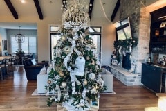 Stony Oaks Entry at Christmas 2