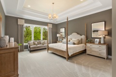 863 Tray ceiling in the primary bedroom