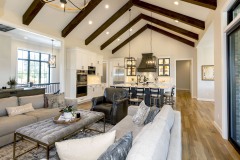 Great Room Beam ceiling at Stony Oaks