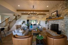 Custom Ceiling in great Room at Mulberry Ridge