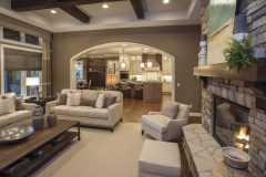 Detailed ceiling in great room