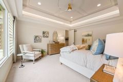 Tray Ceiling in primary bedroom at Pickwick Place