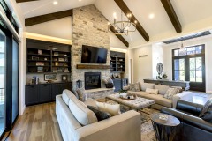 Great Room Built-ins at Stony Oaks