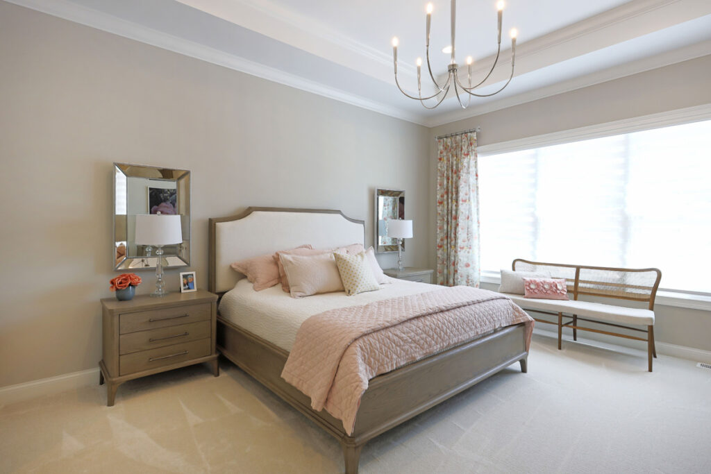 Primary Bedroom Suite with Coffered Ceiling