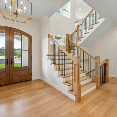 Pickwick Place Custom Staircase and Entry