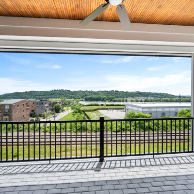 River Bell Row House Covered porch