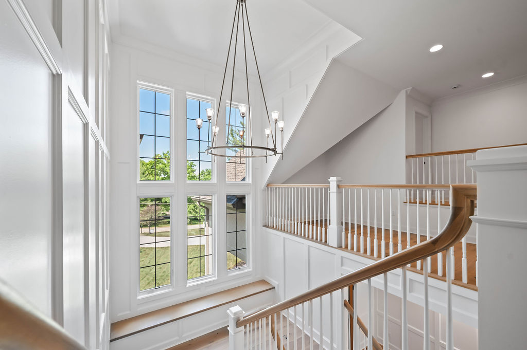 Built-in window seat at The Arden in Indian Hill, Ohio